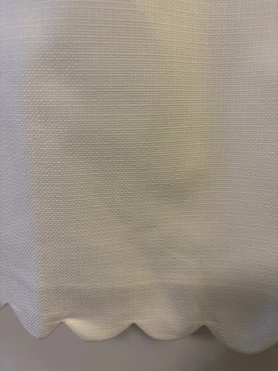 J. Crew White Scallop-Trim Mini Dress - Picture 3 of 5